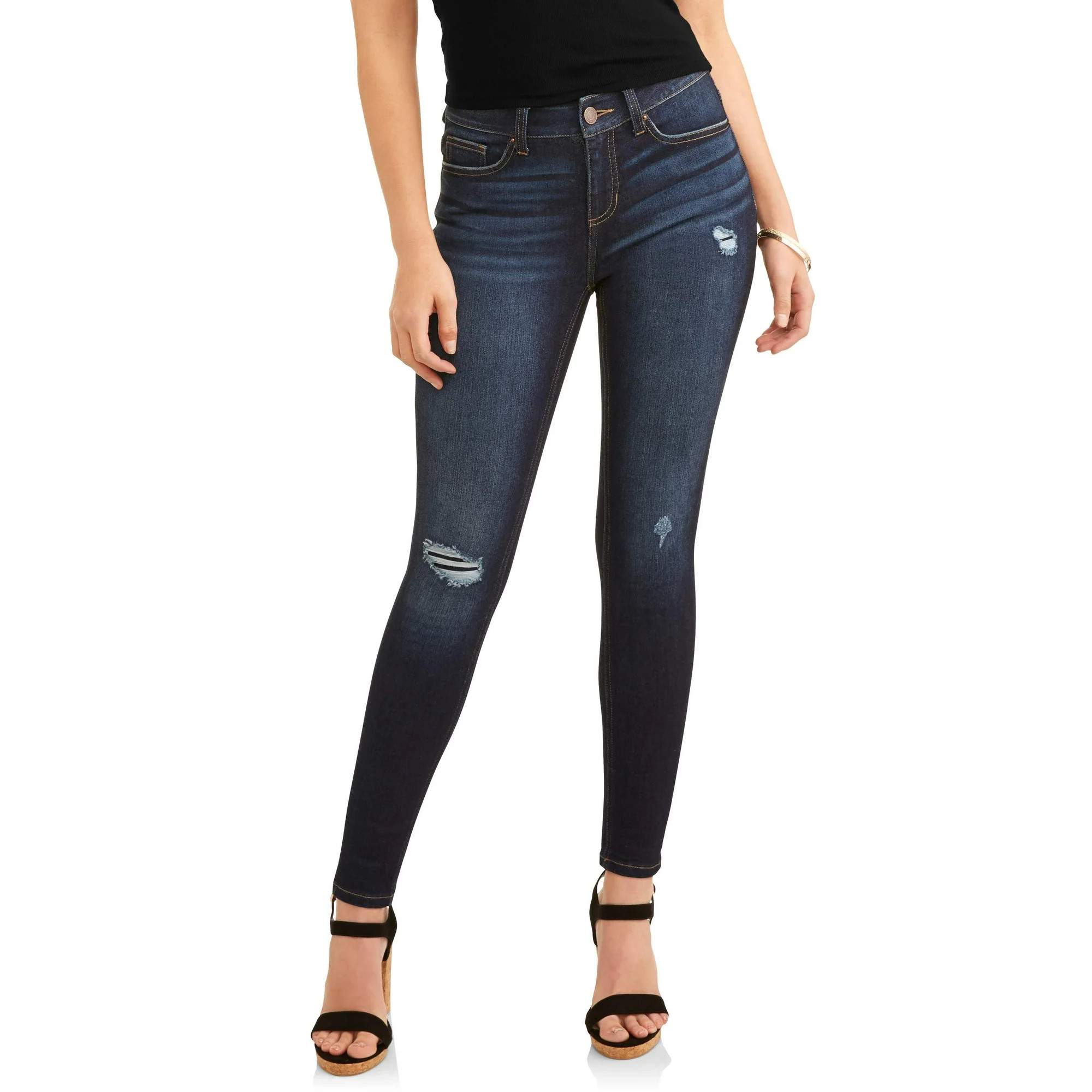 Time and Tru Women's Core Skinny Jeans | Walmart (US)