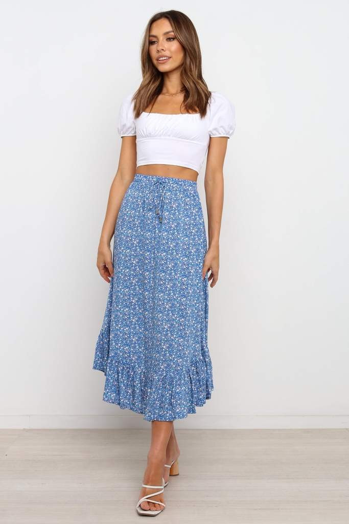 Aranza Skirt - Blue | Petal & Pup (US)