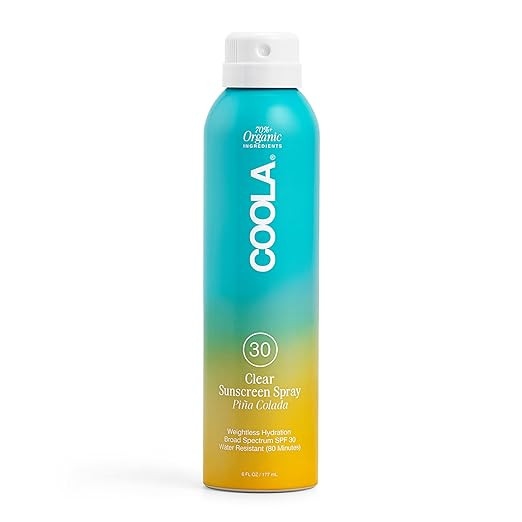 COOLA Organic Sunscreen SPF 30 Sunblock Spray, Dermatologist Tested Skin Care for Daily Protectio... | Amazon (US)
