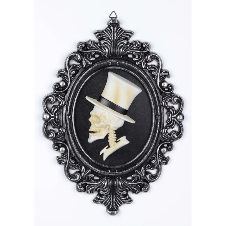 Way To Celebrate Halloween Wall Decor, Skull Frame | Walmart (US)