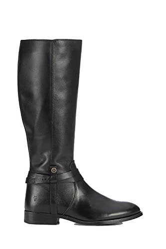 Frye Women's Melissa Belted Tall Knee High Boot, Black - 6M | Amazon (US)