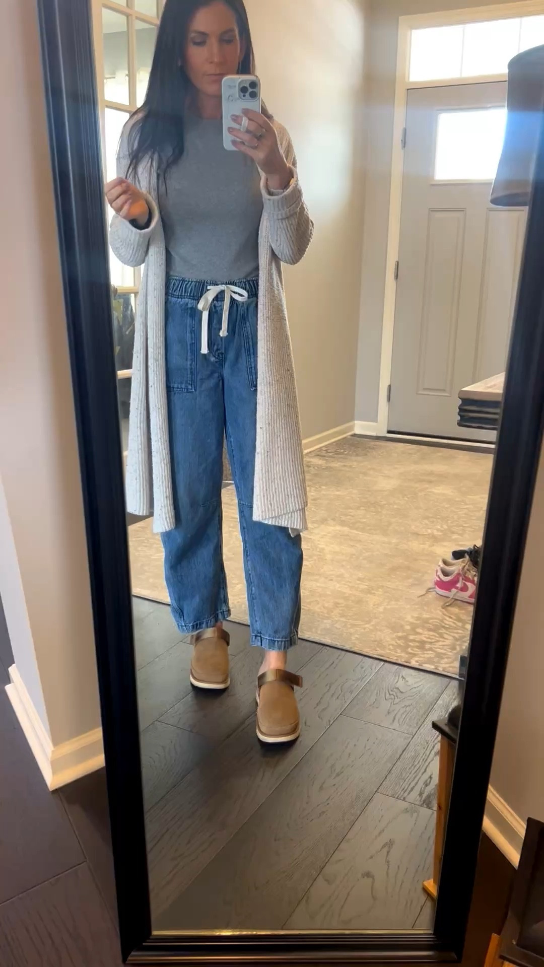 Softest barrel pull on jeans just dropped in price again! Lots of colors - I’m in an XS and they are a little oversized  

#LTKmomlife #LTKootd #LTKSaleAlert