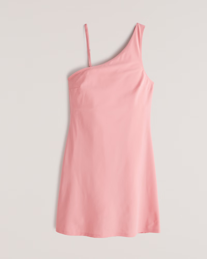 One-Shoulder Traveler Mini Dress | Abercrombie & Fitch (US)