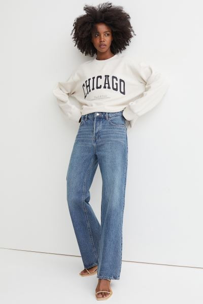 Wide High Jeans | H&M (UK, MY, IN, SG, PH, TW, HK)