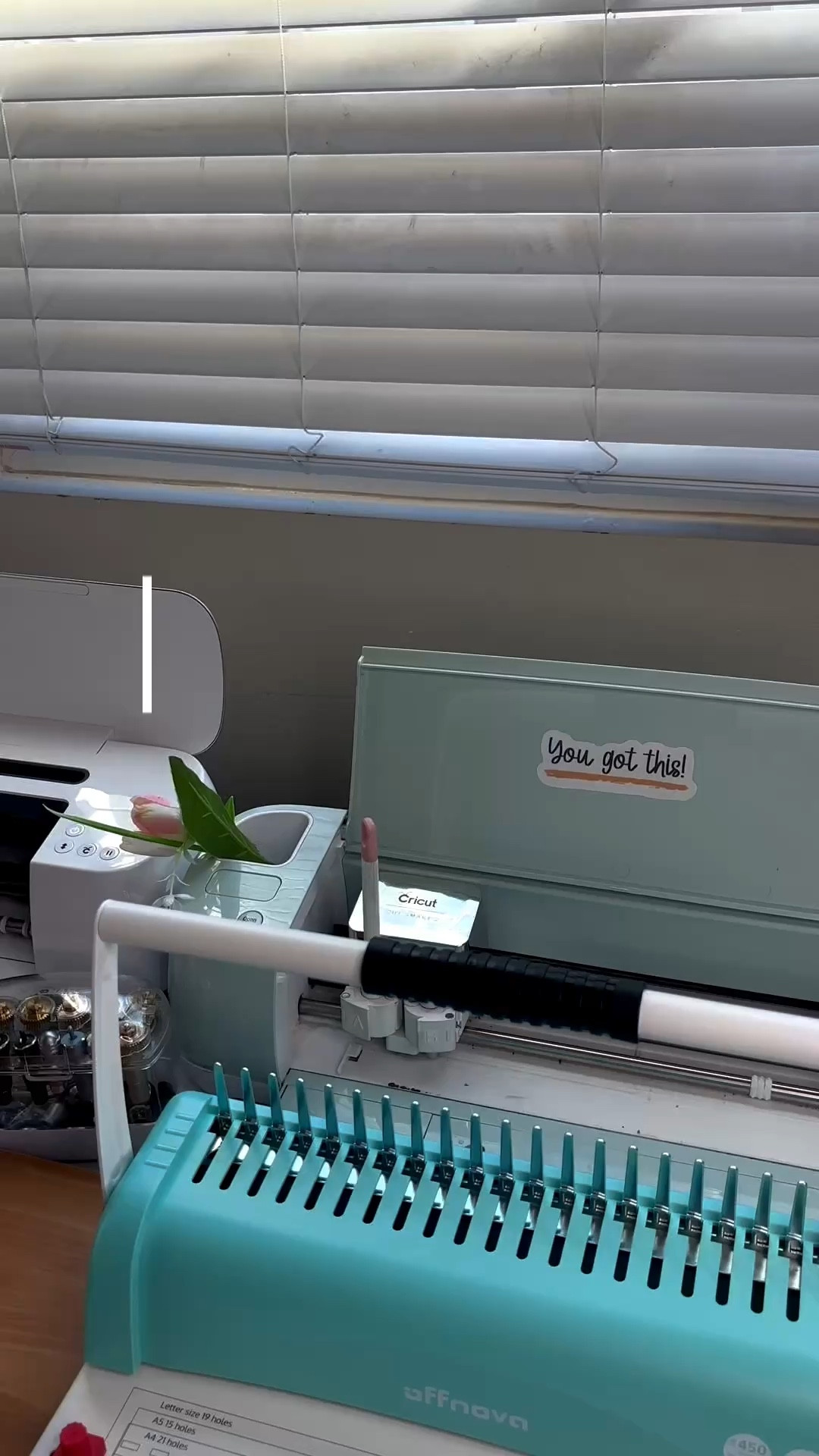 This little binding machine is the newest addition to my craft room, and it’s already making my projects feel so much more put‑together. It’s perfect for teachers, parents, small‑business makers, planners, and anyone who loves creating cute, organized books and notepads. Simple to use, super satisfying, and such a fun upgrade for any workspace. Save this idea for your next craft‑room refresh and tell me what tool you want me to try next.

#LTKSaleAlert #LTKdayinmylife