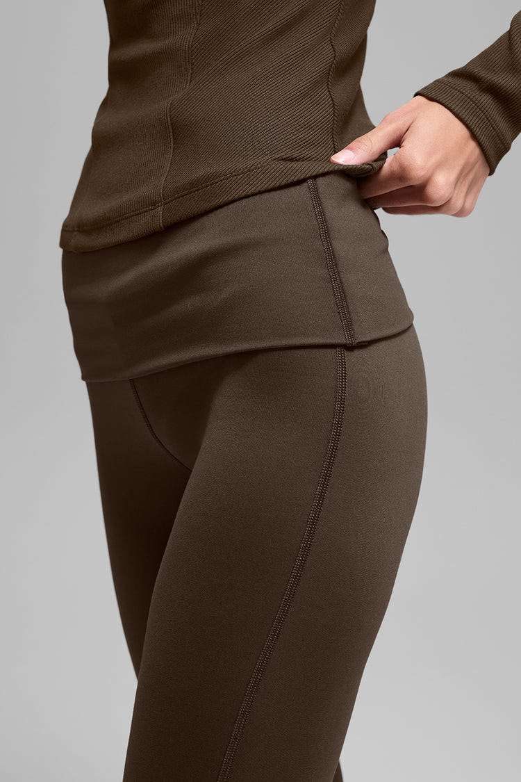 ALO Softsculpt Foldover Flare Legging | Alo Yoga