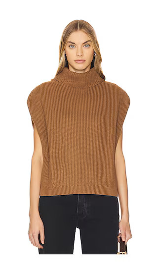 Madison Sleveless Pullover in Saddle | Revolve Clothing (Global)