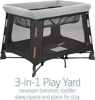 Maxi-Cosi Swift Lightweight Portable Playard, 1-Step Fold PlaypenWith Travel Bag, 2-Stage Mattres... | Amazon (US)