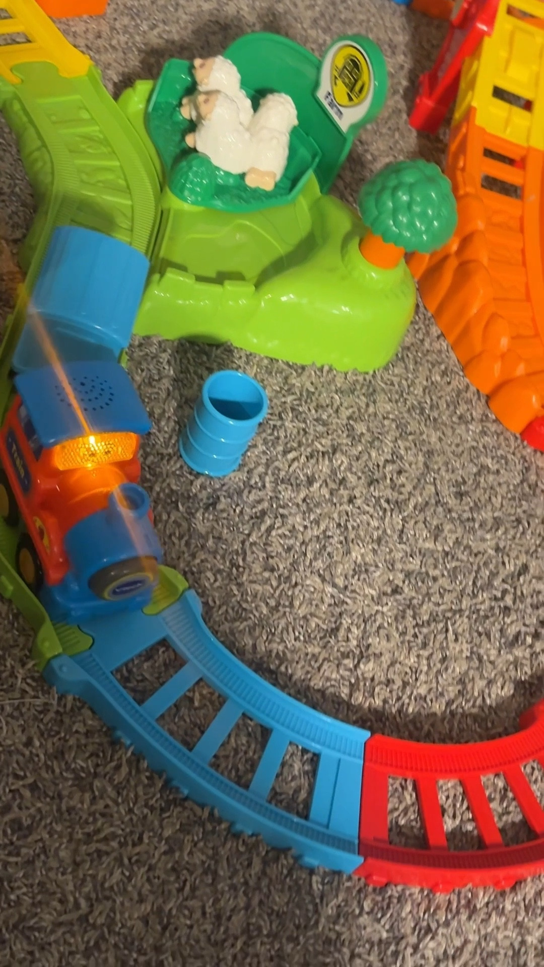 This v tech my first train set was a hit with my toddler! There’s so many different paths to take and customizations to be made. #toddlertoys #trainset #vtech #screenfree 

#LTKGiftGuide #LTKKids #LTKBaby