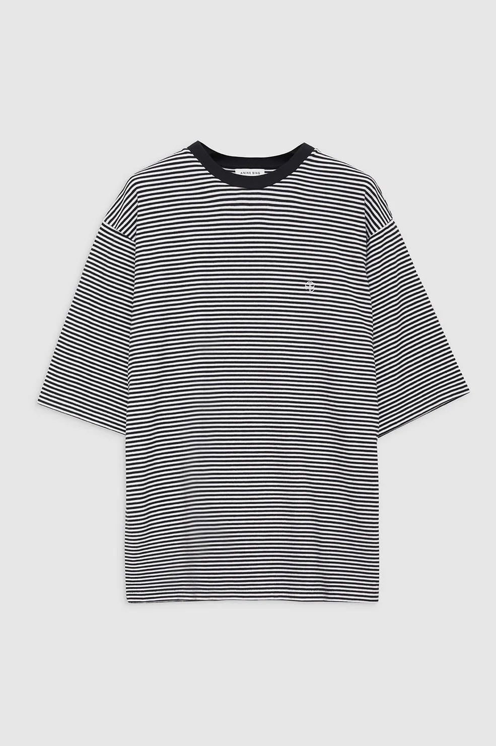 Bo Tee - Black And White Stripe | Anine Bing