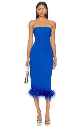 Amanda Uprichard X Revolve Simpson Dress in Cobalt from Revolve.com | Revolve Clothing (Global)