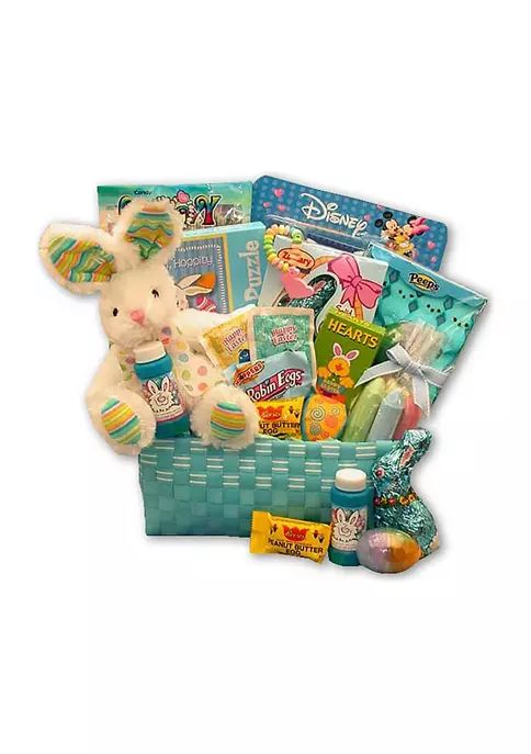 Little Cottontails Easter Activity Easter Basket - Blue | Belk