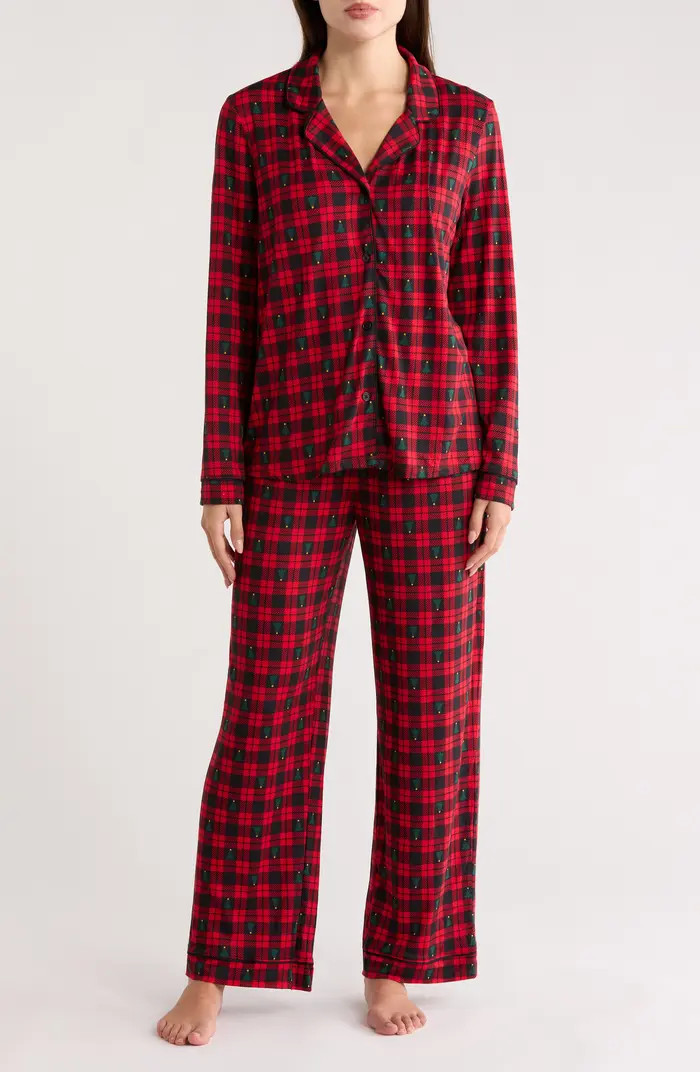 Mom Matching Family Notch Collar Pajamas | Nordstrom Rack