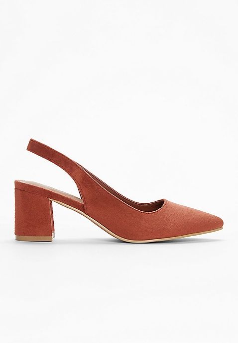 Lily Sling Back Block Heel | Maurices