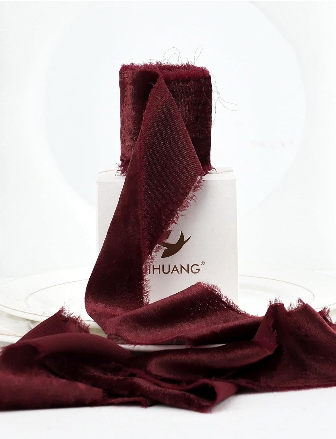 Velvet burgundy fringe ribbon- Amazon 

#LTKHome #LTKSeasonal