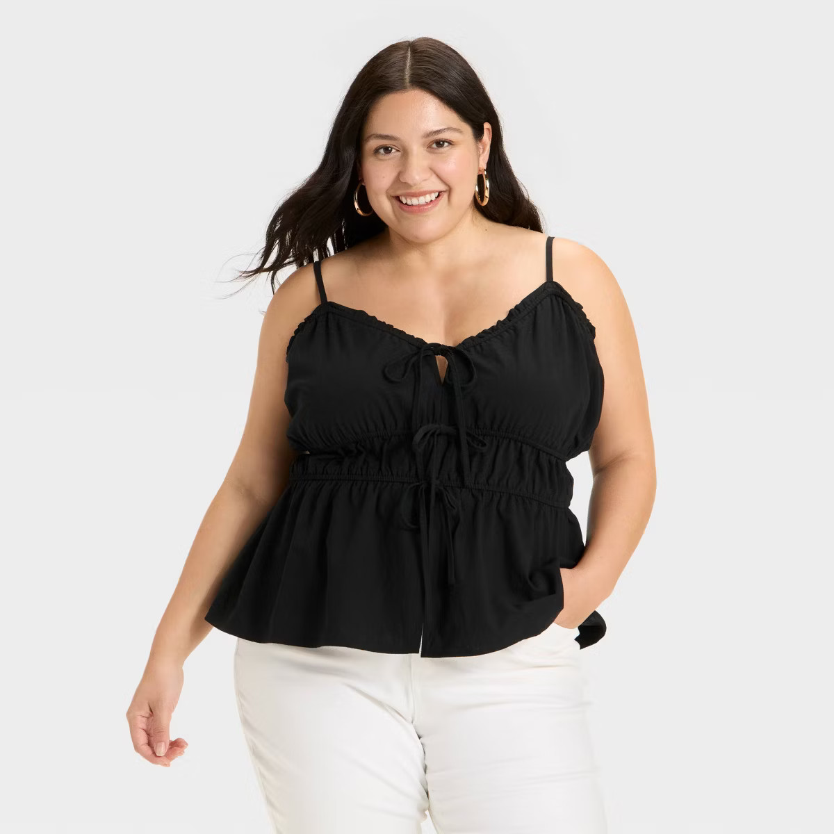 Women's Ruched Tank Top - Ava & Viv™ | Target
