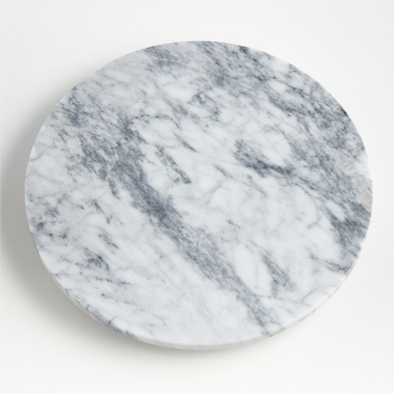 French Kitchen Marble Lazy Susan + Reviews | Crate & Barrel | Crate & Barrel