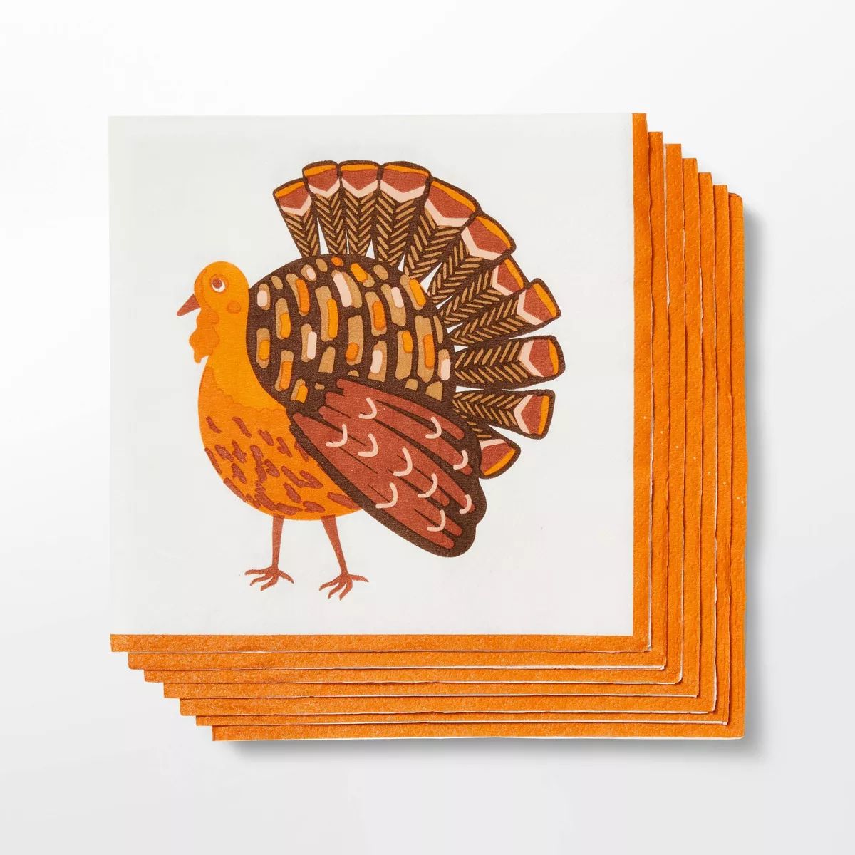 20ct Thanksgiving Turkey Lunch Napkin - Spritz™ | Target