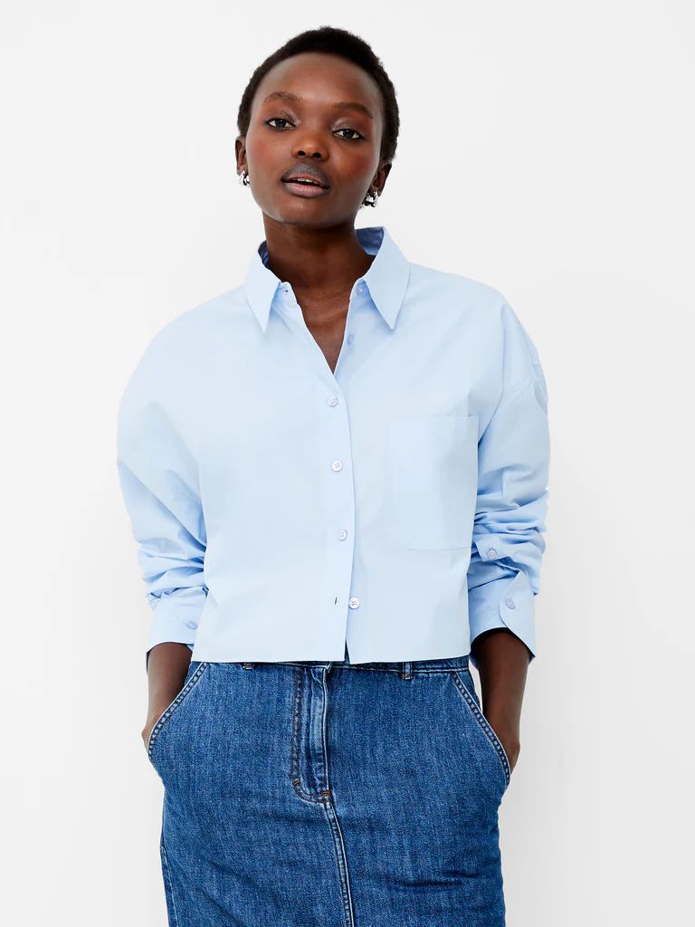 Alissa Cotton Cropped Shirt | French Connection (UK)