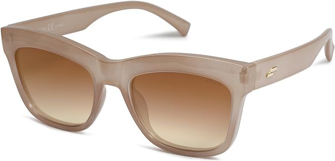 SOJOS Retro Rectangular Cat Eye Polarized Sunglasses for Women Classic Trendy Stylish Sunnies SJ2... | Amazon (US)