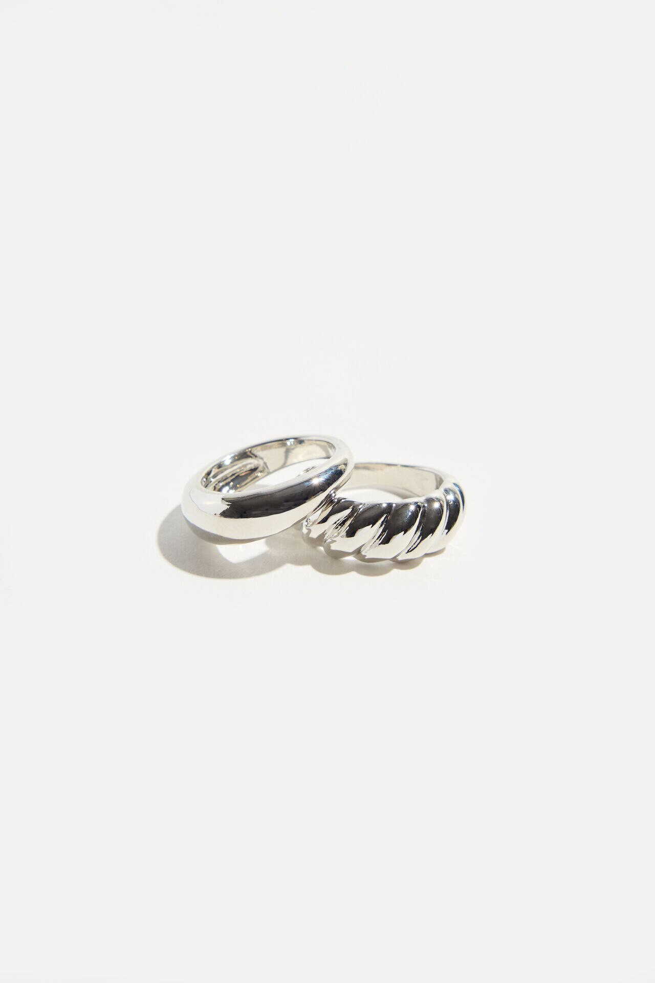 2-Pack Dome Rings | Dynamite Clothing