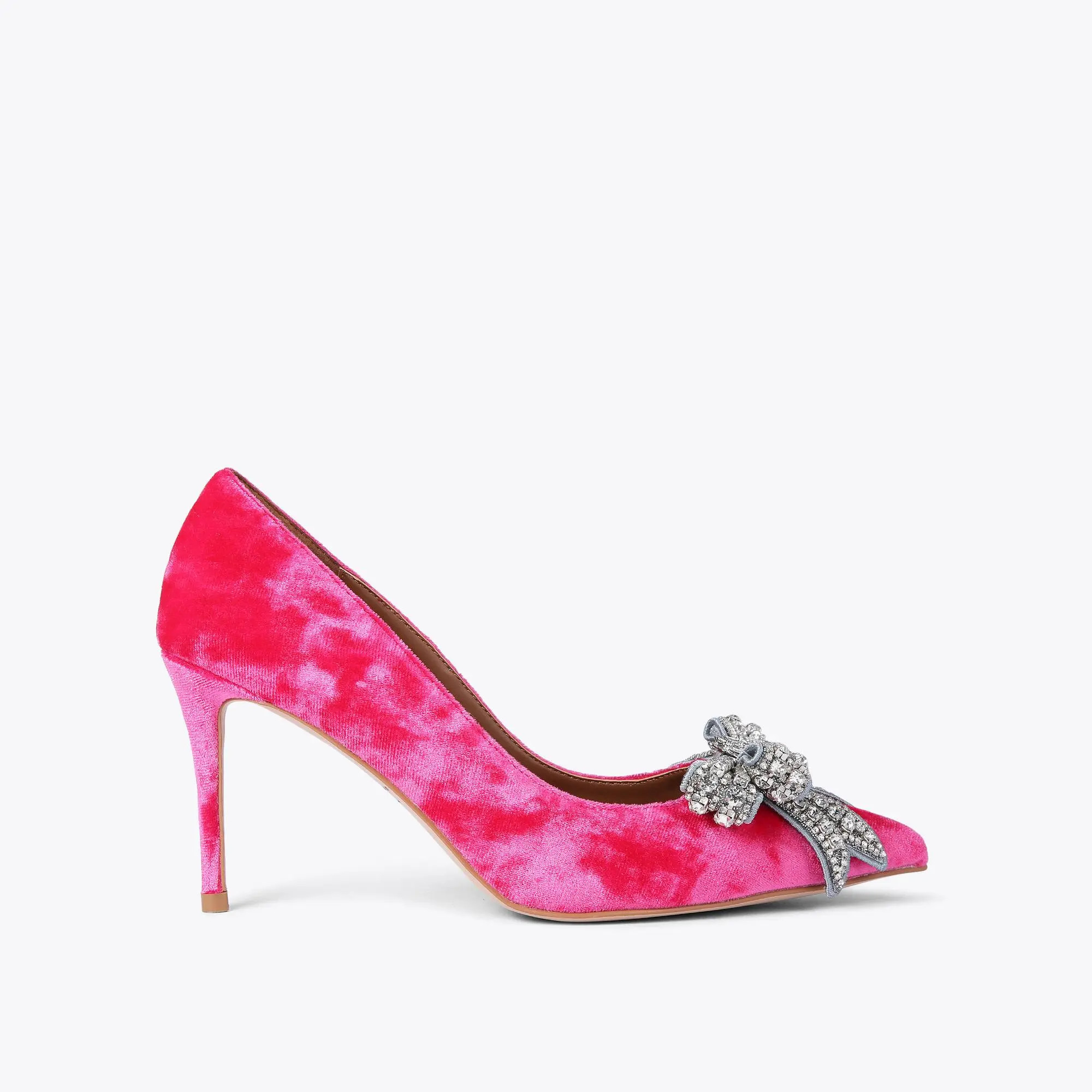 BELGRAVIA BOW Pink Court Heels by KURT GEIGER LONDON | Kurt Geiger UK