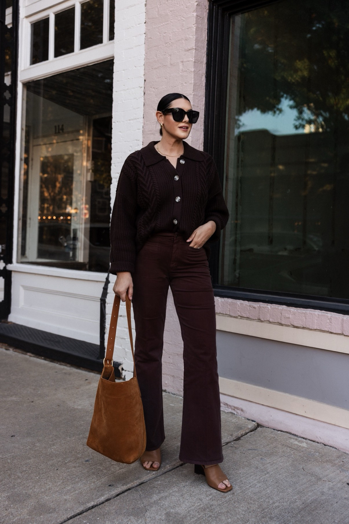 My pants are on MAJOR SALE at J.Crew! An extra 50%! I'm in the 30, fit is TTS. 

This sweater is one of my favorites from Quince. I'm in the medium, runs big! 

 #LTKCyberWeek #LTKFindsUnder100