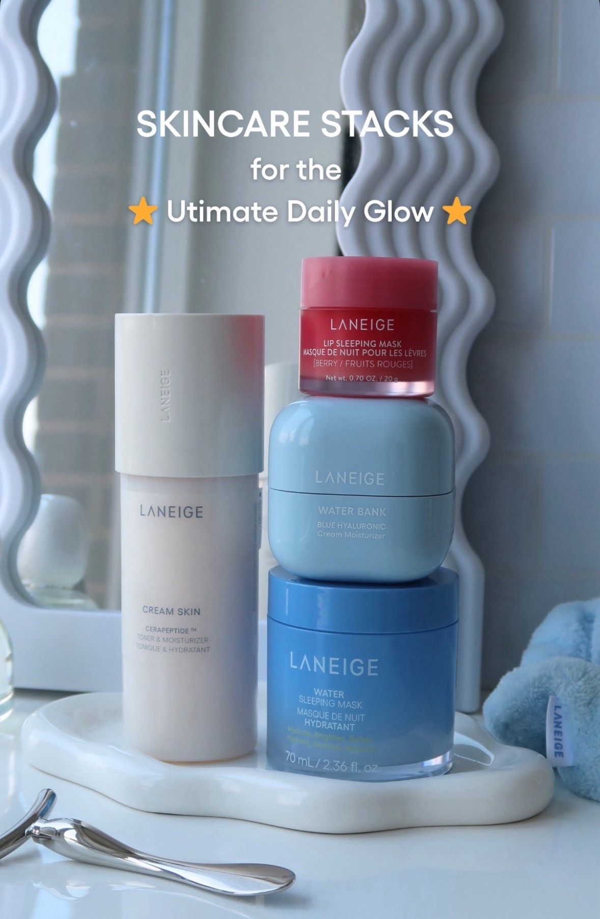 My everyday and night skincare routine includes these fabulous favorites! Hydration is key to keeping those lines at bay!
Laneige hydrating is key.

#LTKmorningroutine #LTKHoliday #LTKGiftGuide