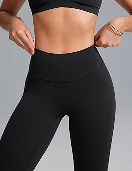 Womens High Waist No Front Seam Scrunch Butt Leggings Workouts 25 Inches V-Back Scrunch Booty Gym... | Amazon (US)