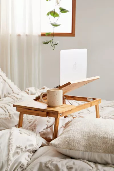 James Folding Bed Tray in Natural at Urban Outfitters | Urban Outfitters (US and RoW)