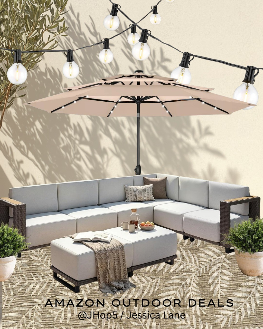 Elevate your outdoor space with this Amazon patio styling. It is the perfect setup for relaxing or entertaining all summer long.#OutdoorLiving #PatioDecor #AmazonHome #SummerStyle

#LTKSeasonal #LTKSaleAlert #LTKHome