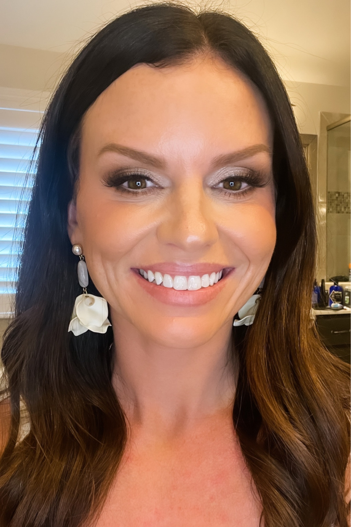 Step 1: eyes 

Anastasia eyebrow pomade in the color medium brown with angle brush from Amazon. 
Mac painterly eye base all over,
Tom Ford nude dip eye palette 
Clean under eyes
Add Bobbi brown black gel liner in lash line 

Step 2:  Skin

Augustinus Bader cream 

Step 3: Complexion

Charlotte Tilbury Light wonder #5
Too faced ethereal light concealer in oatmeal
Mac mineralize skin finish in medium plus 
Charlotte tilbury bronzer in medium 
Kevyn Aucoin contour in medium 
Chanel blush in rose bronze 
Dior highlight in 01 

Step 4: Lips 

Chanel lip duo in chic rosewood and tender beige 

Step 5: go back to eyes 

Kevyn Aucoin lash curler 
Chanel Le volume mascara 
Nude liner in water line to open eyes
Then smoke under eye with shadow. 



#LTKsalealert #LTKBeautySale #LTKbeauty