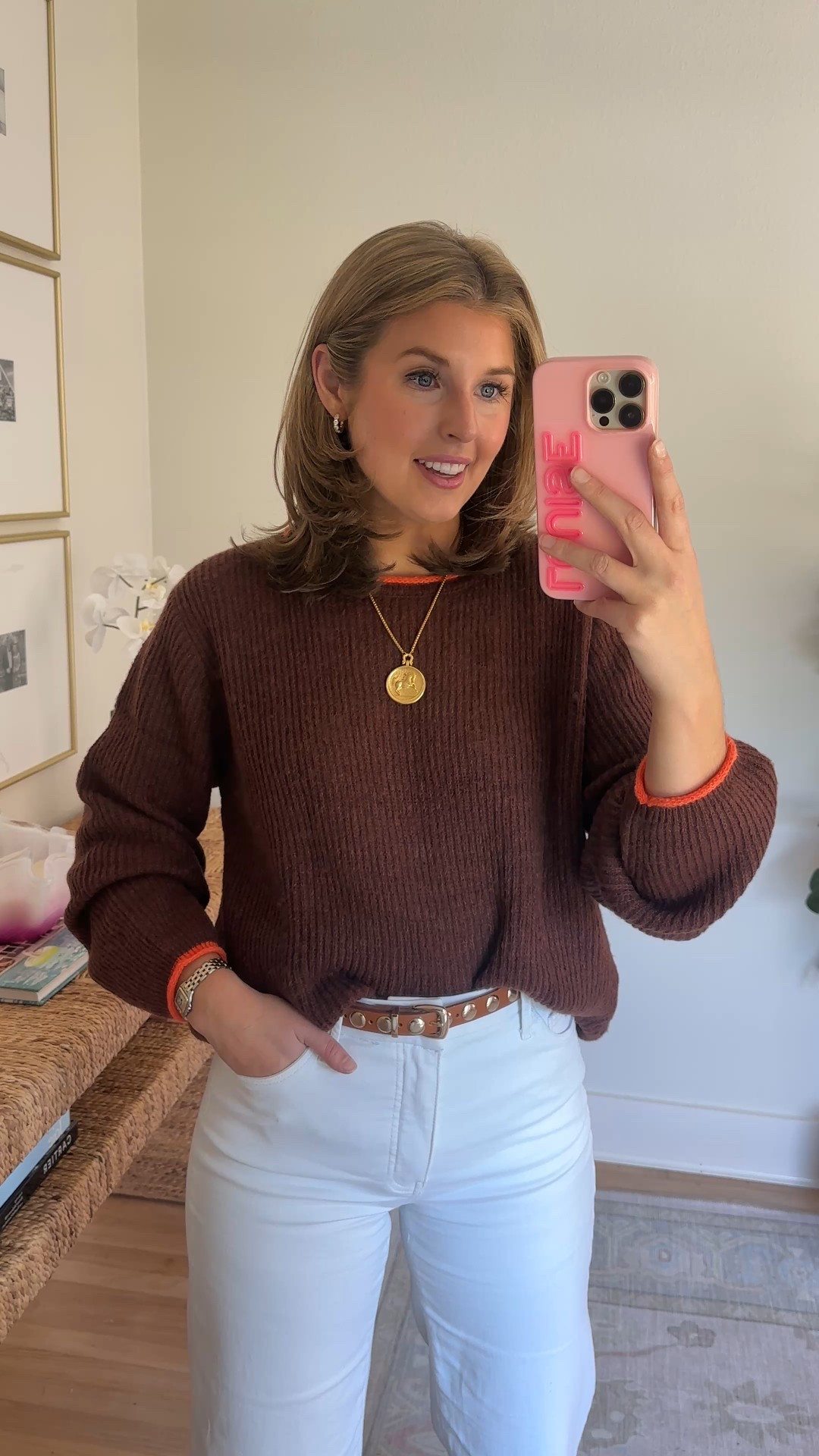 Cozy Amazon find for fall! Wearing a S and 0 in jeans 