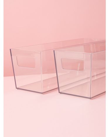 2pk 5x16 Acrylic Pantry Bin | HomeGoods