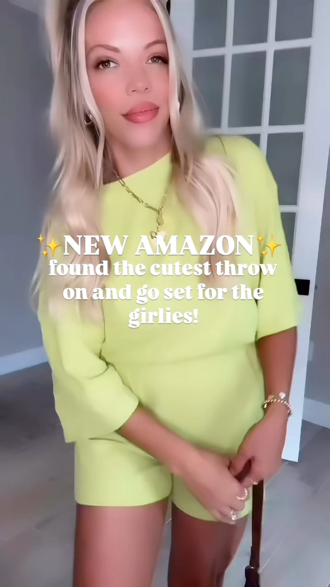 We love a set and this one is perfect! Feels like I’m wearing pajamas! The color is so fun for summer and it’s the perfect weekend throw on and go set 🤍 I’m wearing a size small! 

#LTKSummerEdit #LTKFindsUnder100