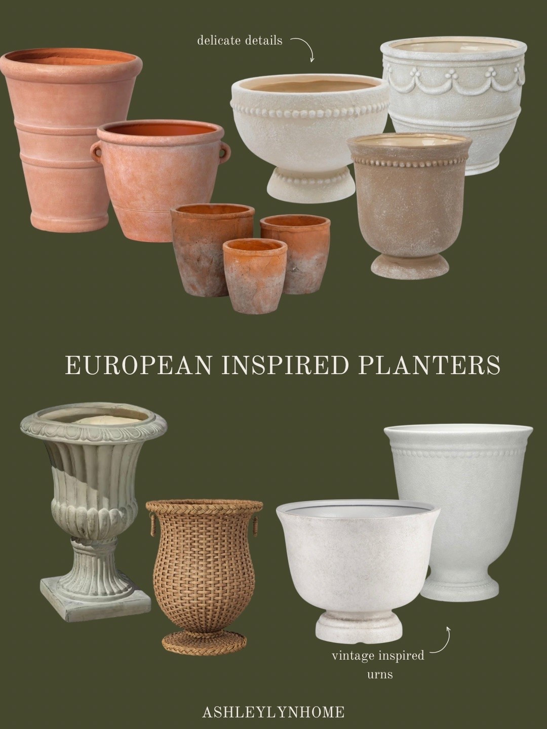 European cottage garden furniture & decor. Trellis accents, aged terracotta, charming benches, planter boxes, and all the cozy little details that make a garden feel collected and timeless.

#LTKHome #LTKSeasonal