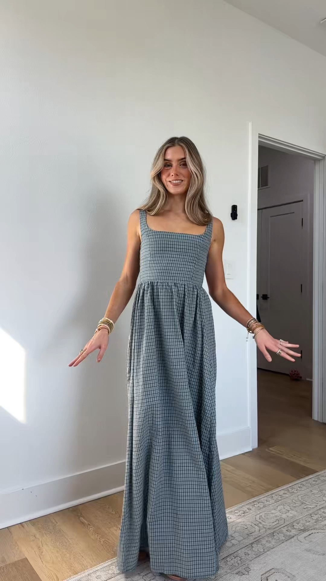 @Princess Polly US size 2. Cartmel Check Maxi Dress Navy
@Princess Polly US 


#LTKgrwm #LTKSeasonal #LTKootd