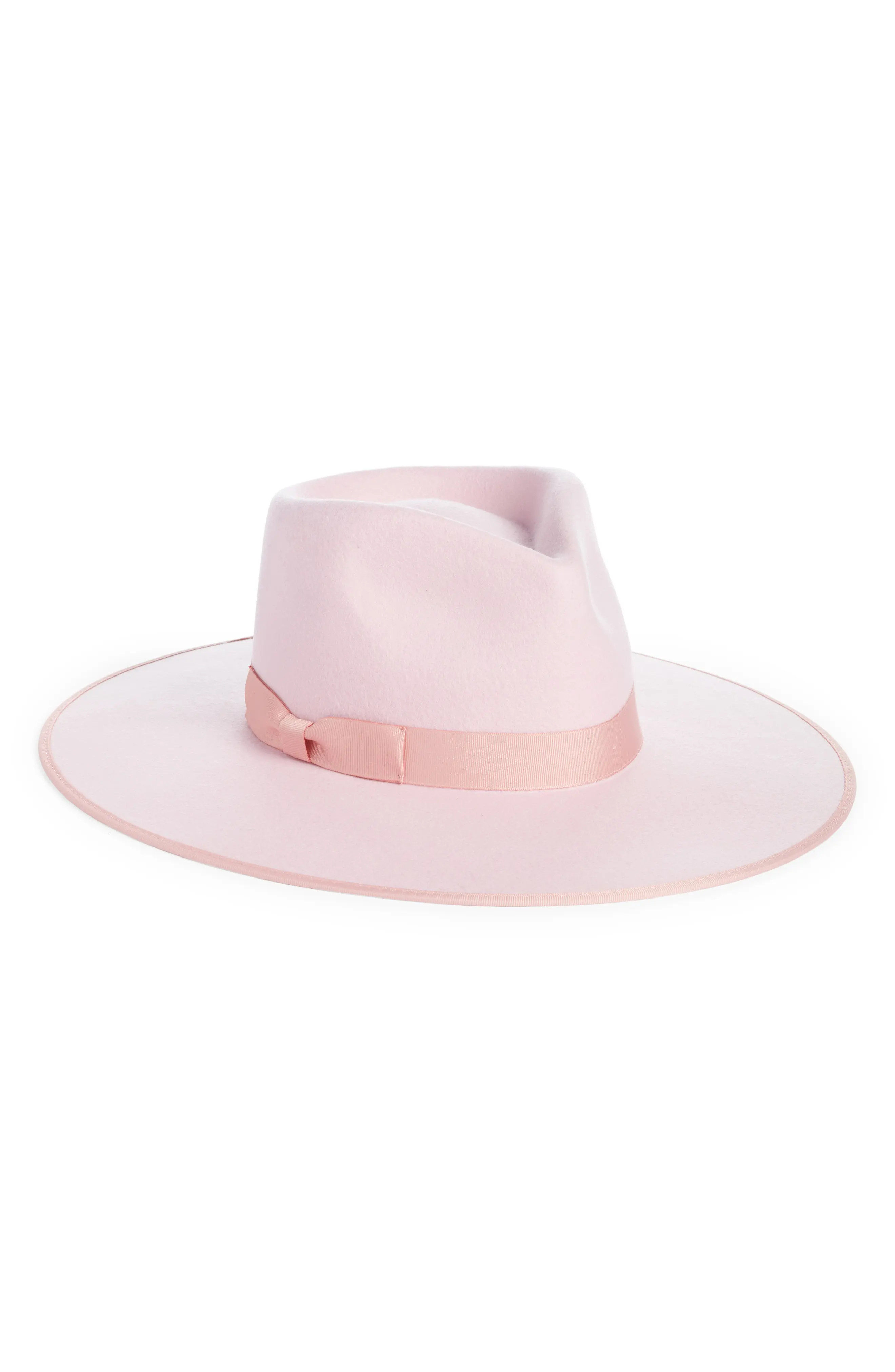Lack of Color Stardranch Wool Fedora in Dusty Pink at Nordstrom, Size Large | Nordstrom