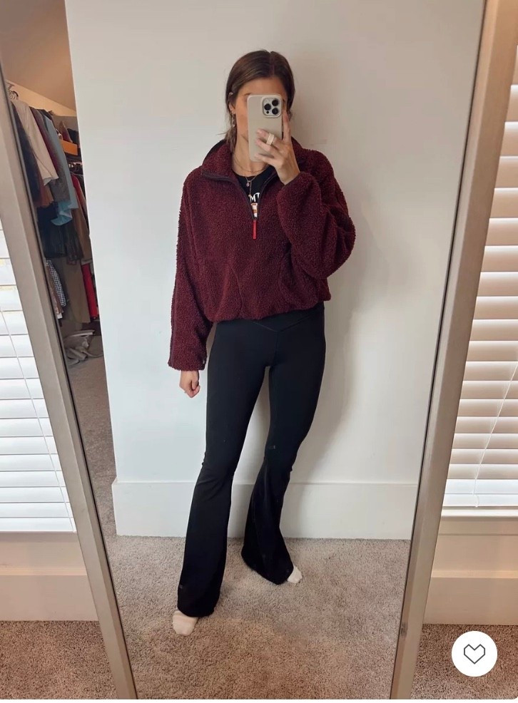 Pullover on sale for $35
Pants on sale for $32