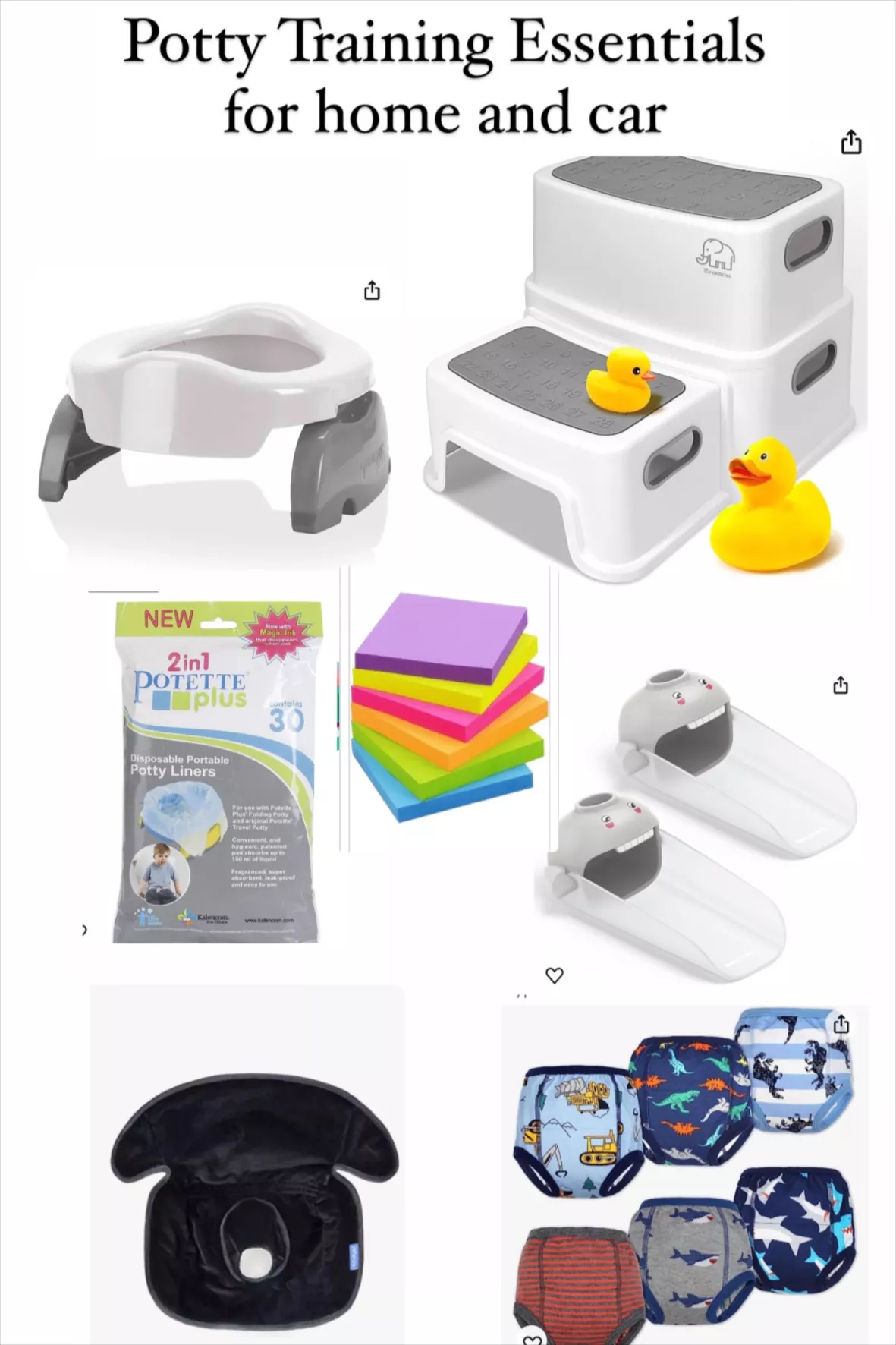 The Essential Items for Potty Training