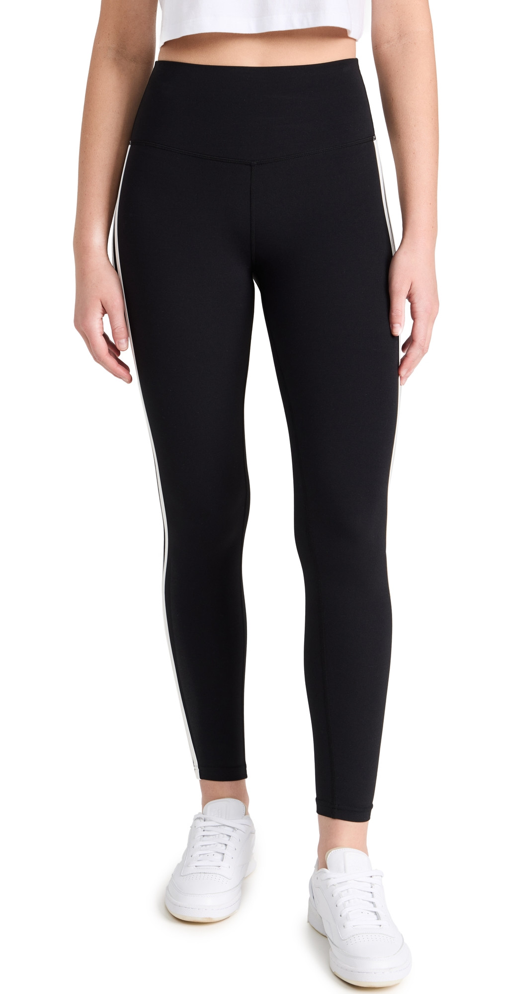 Splits59 Ella High Waist Airweight 7/8 Leggings Black/White L | Shopbop