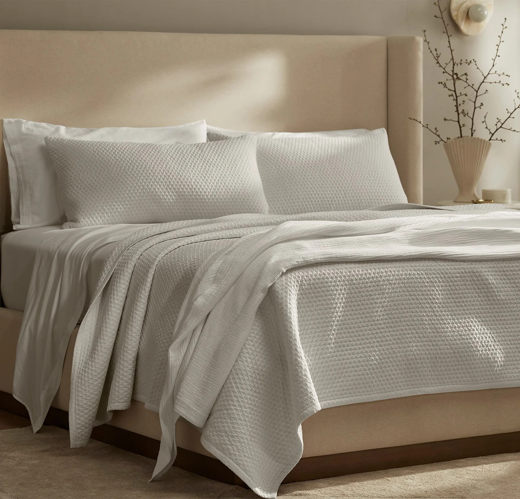 Signature Textured Stitch Quilted Sham | Boll & Branch