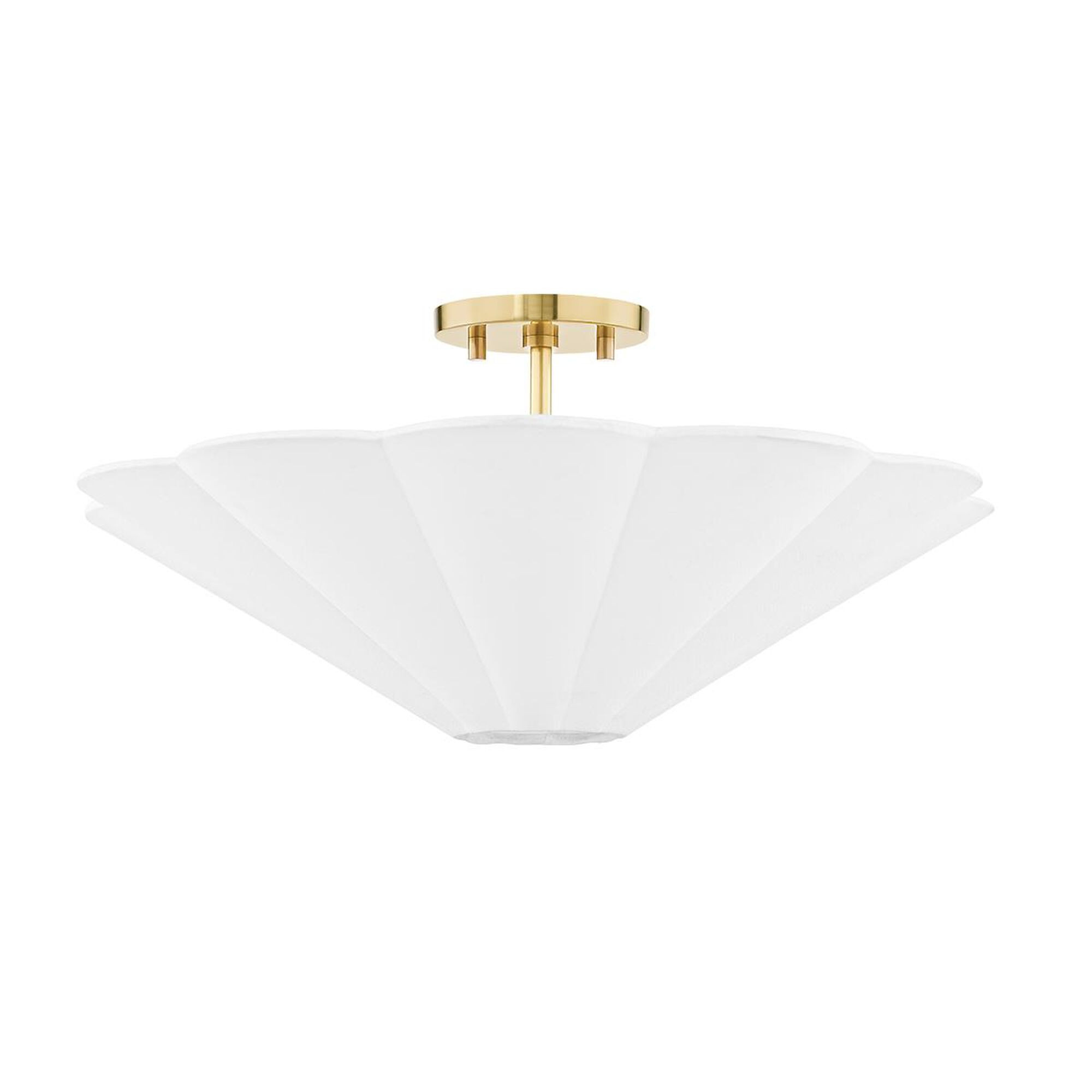 Alana 9 Inch 3 Light Semi Flush Mount by Mitzi | 1800 Lighting