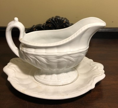 Elsmore & Forster Ironstone Wheat Gravy Boat And Inderplate | eBay US
