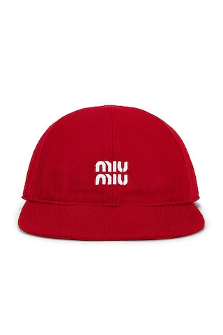 Denim Washed Baseball Cap | FWRD 
