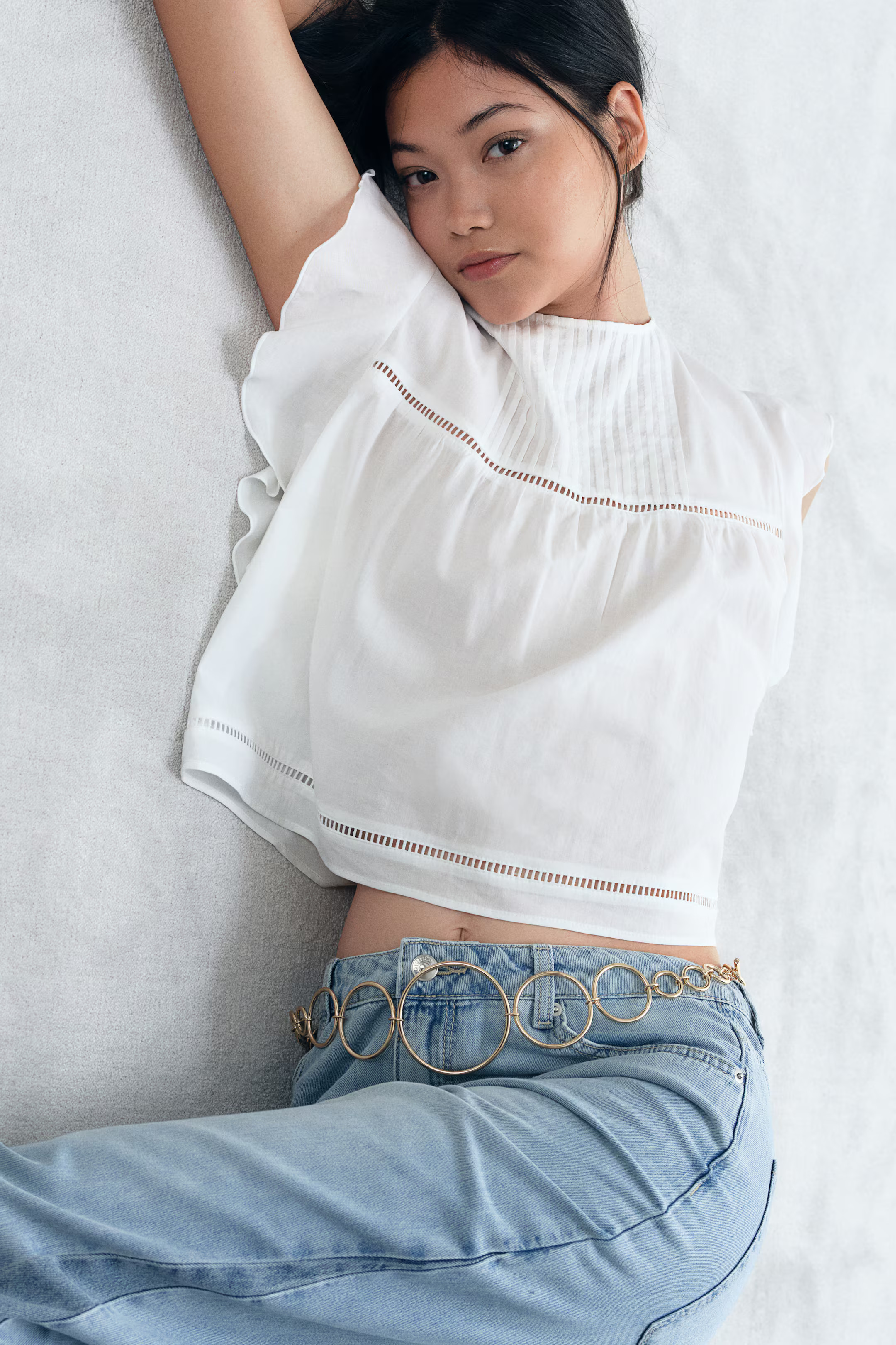 Flutter-Sleeved Blouse | H&M (US + CA)