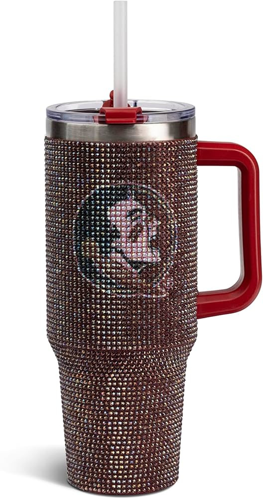 The Memory Company Officially Licensed NCAA 40oz Rhinestone-Embellished Game Day Tumbler, Stainle... | Amazon (US)