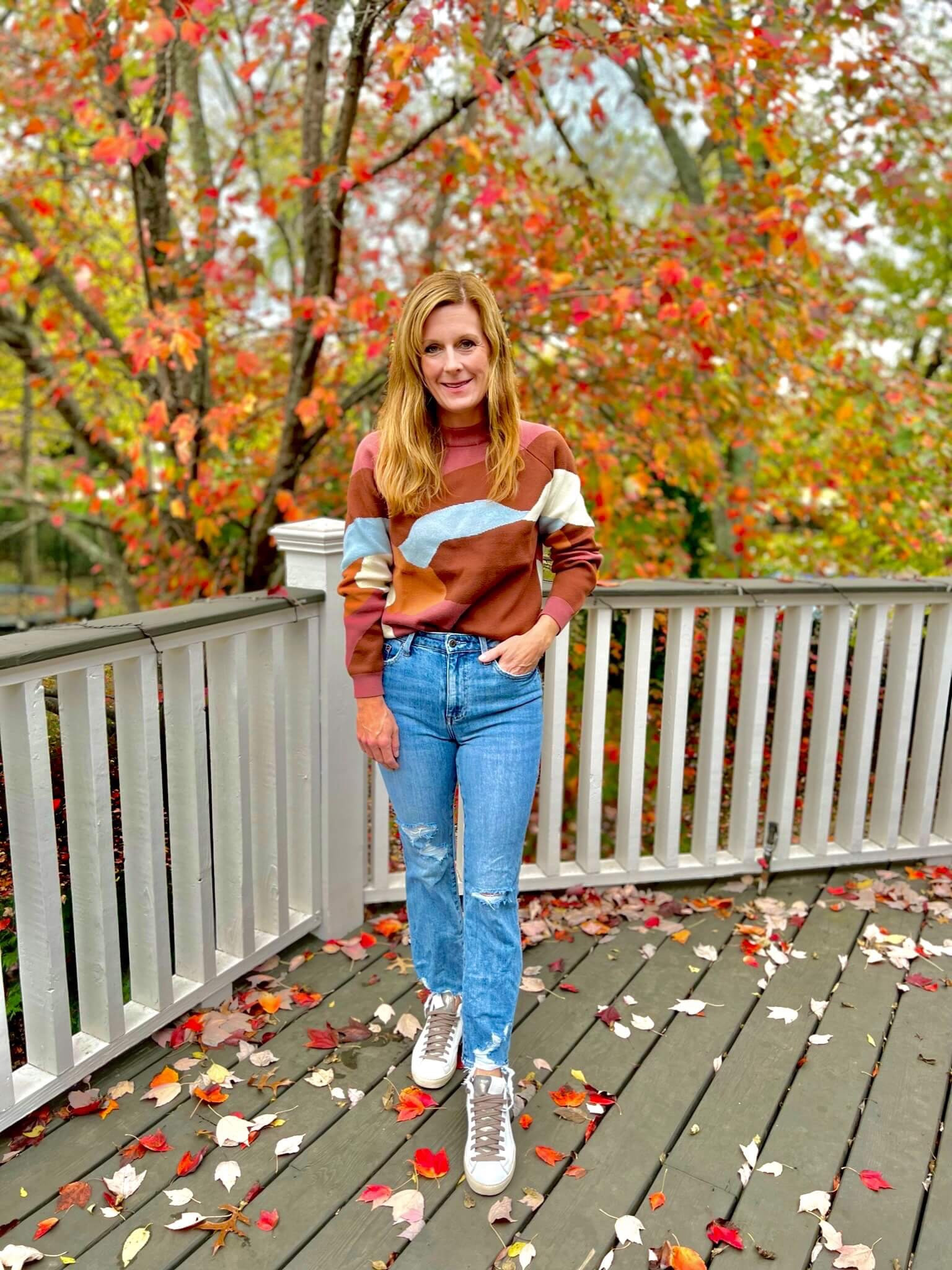 What to wear to a fall festival…
Love a good high low look like this one.  Pair a beautiful sweater with distressed jeans and sneakers!

#LTKSeasonal #LTKstyletip #LTKshoecrush