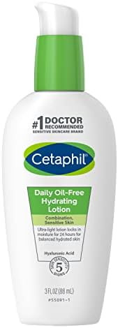 CETAPHIL Daily Hydrating Lotion for Face , With Hyaluronic Acid , 3 fl oz , Lasting 24 Hr Hydrati... | Amazon (US)