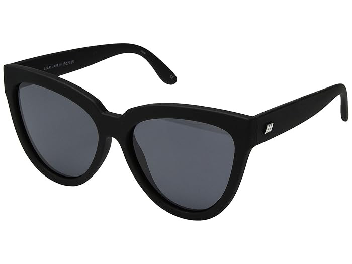 Le Specs Liar Lair (Black Rubber) Fashion Sunglasses | Zappos